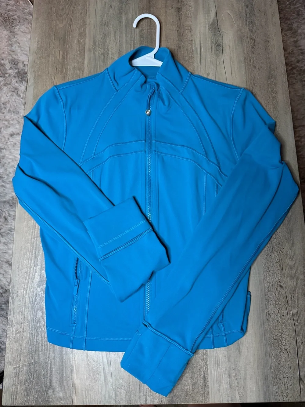 NWOT Lululemon Define Cropped Jacket *Nulu Sz 12 *Hawaiian Blue